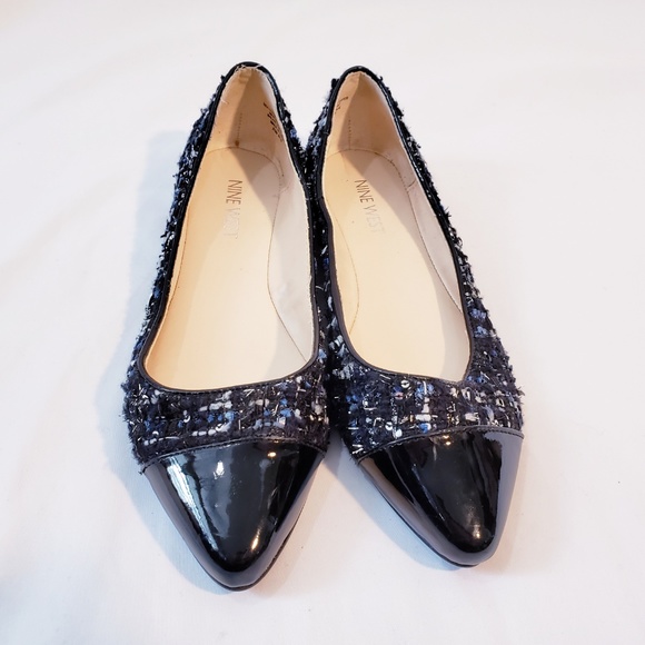 Nine West Womens‎ Flats Slip On Size 6M Shoes Paten - Picture 3 of 7